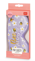 mascherina da notte a tema Bee di Legami
