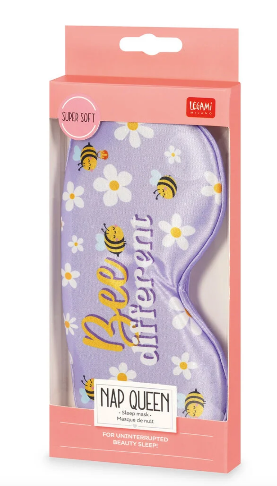 Legami Bee themed sleep mask