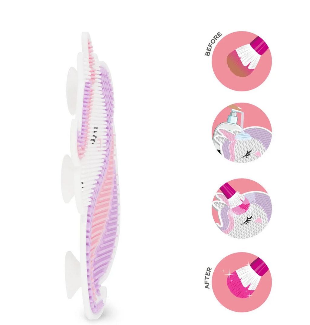 Tappetino Pulisci Pennelli da trucco - Brush it Off! Unicorn di Legami.