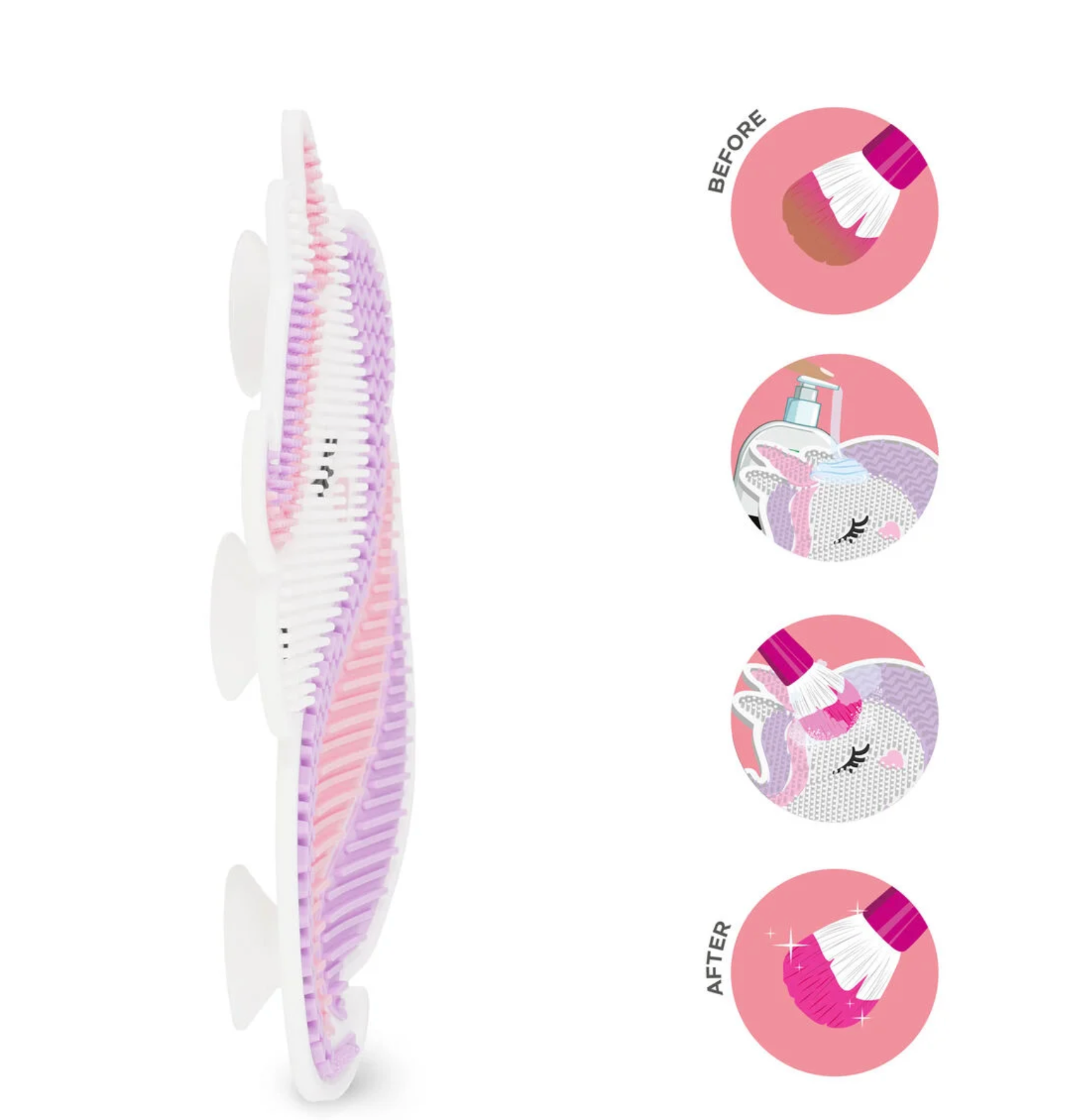 Makeup Brush Cleaner Mat - Brush it Off! Unicorn by Legami.