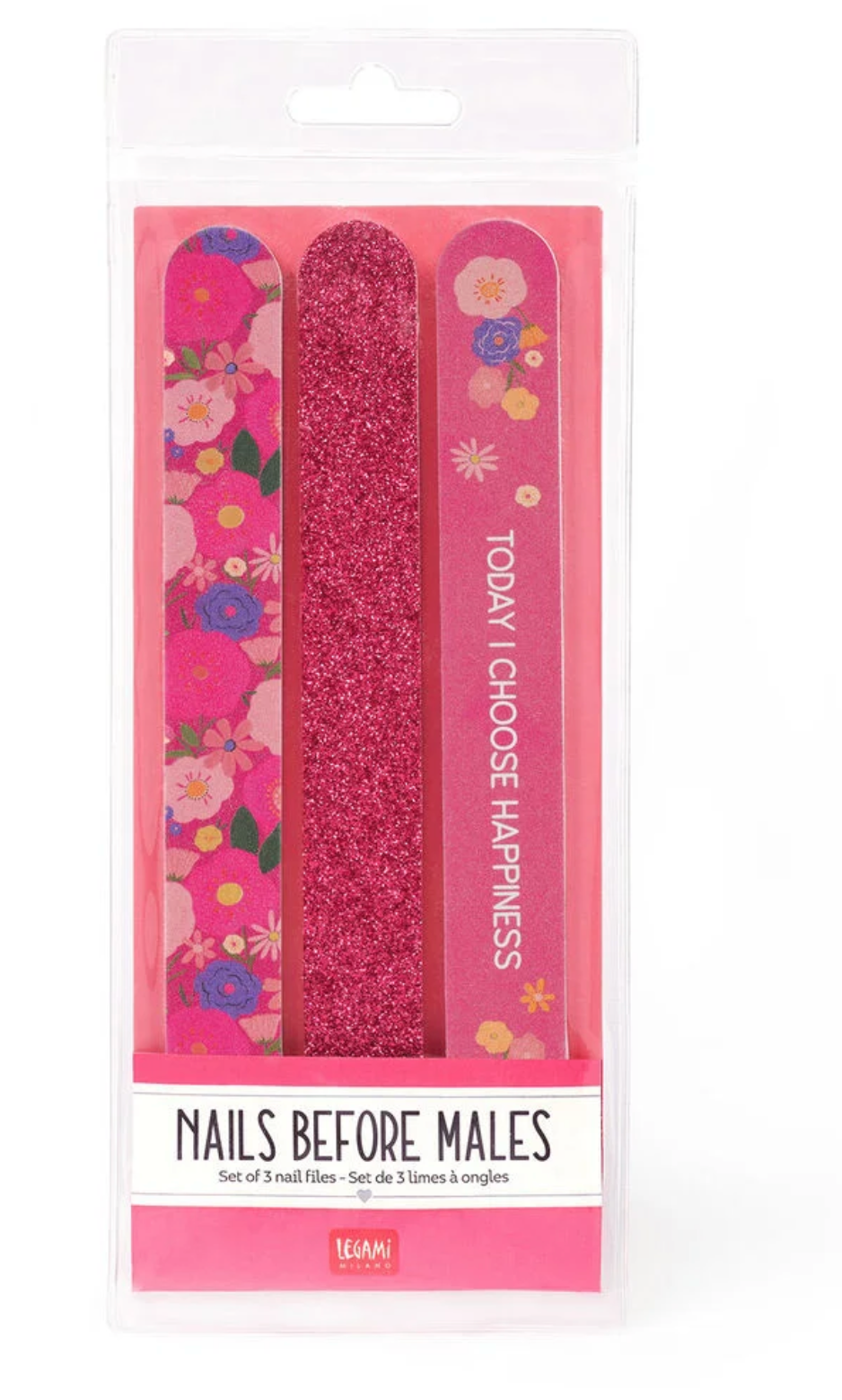 Set di 3 Lime per Unghie Nails Before Males di Legami