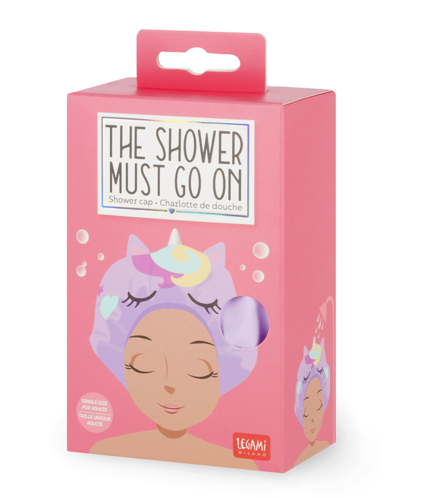 The Shower Must Go On in the Unicorn version by Legami