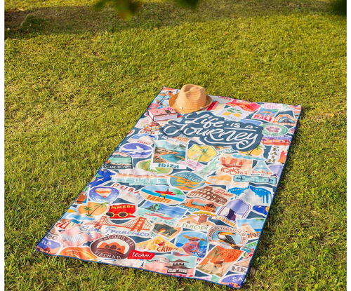 Beach Towel TRAVEL STICKERS by Legami