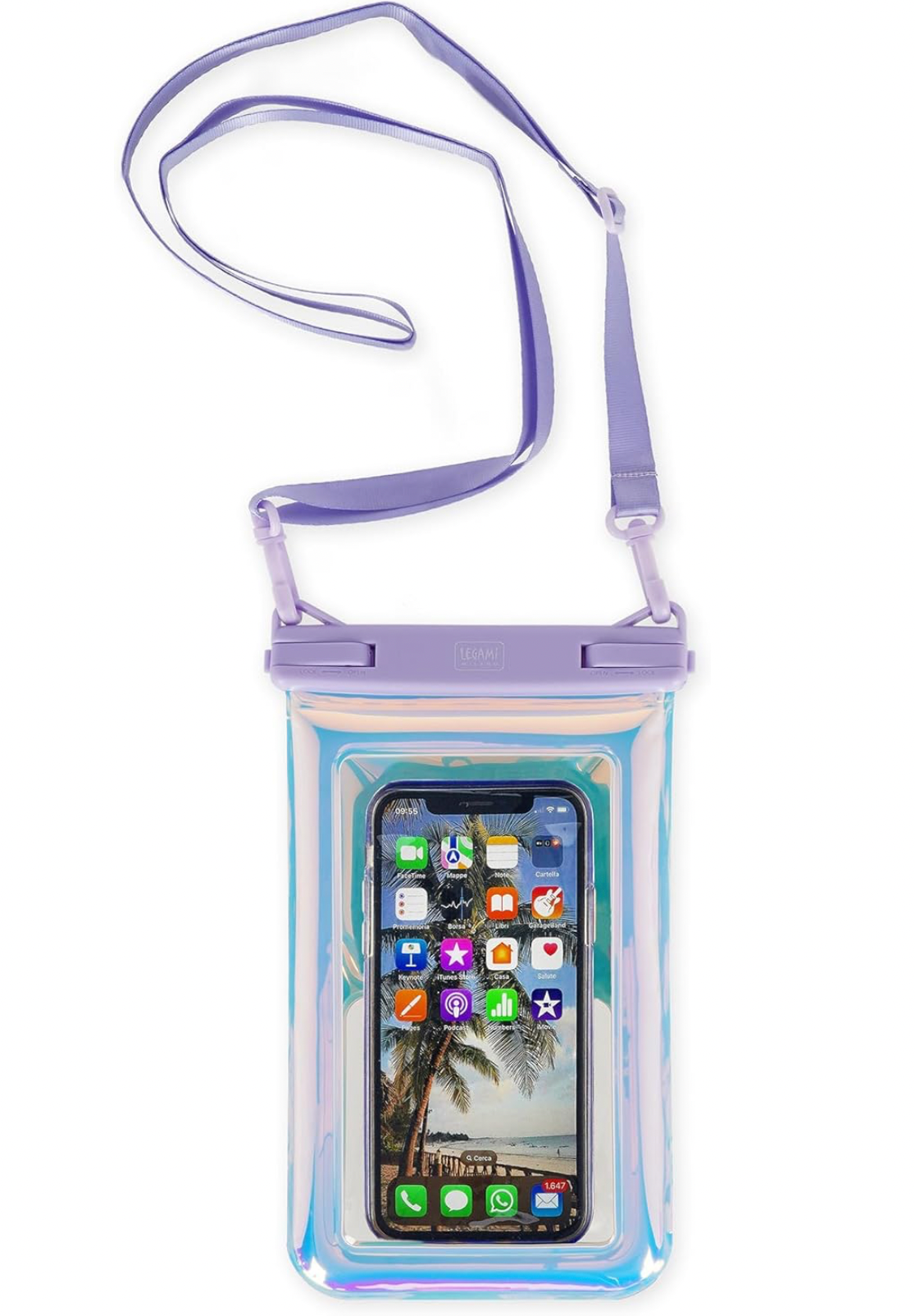 the Holo Fair Floating Waterproof Smartphone Case by Legami!