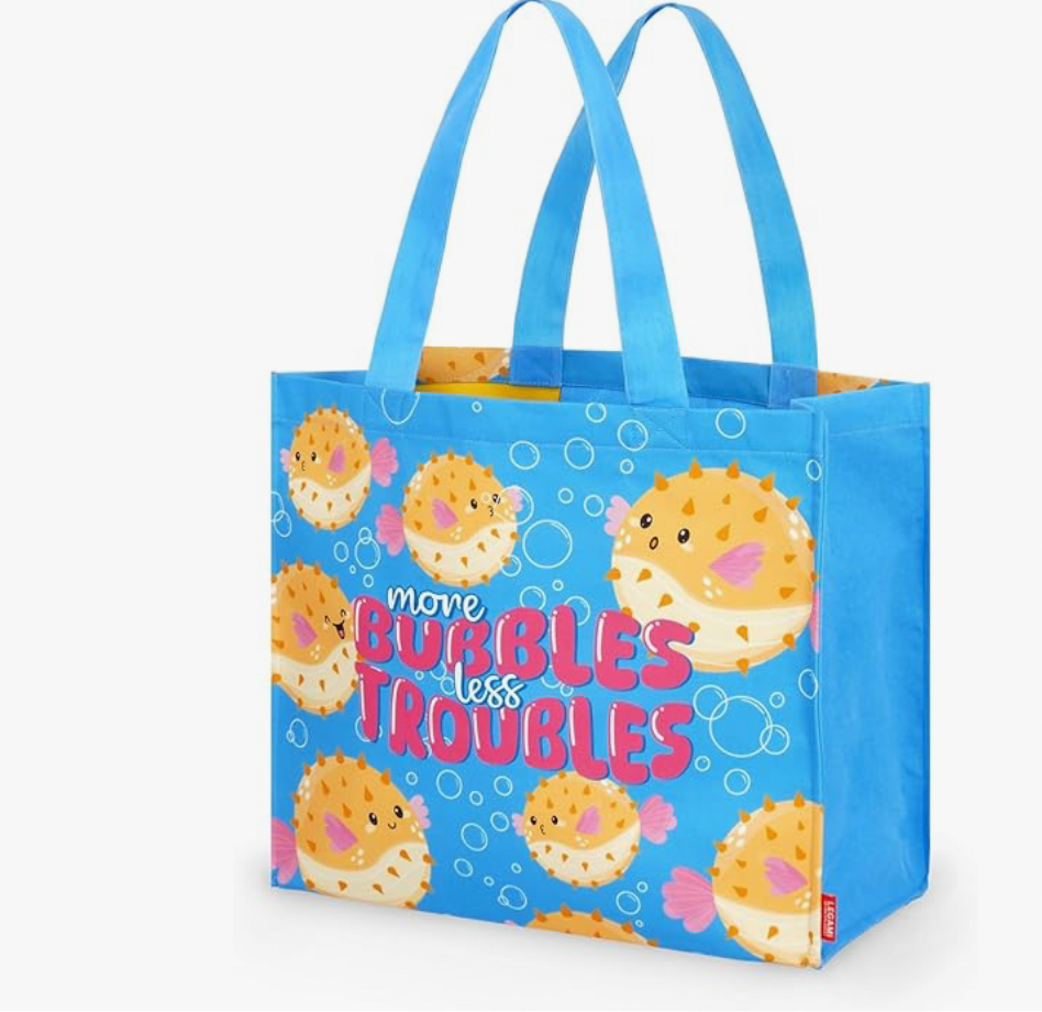 Pufferfish-themed Beach Bag by Legami!