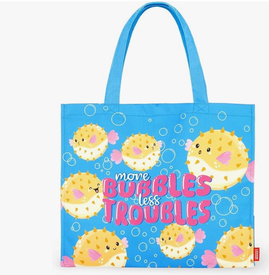Pufferfish-themed Beach Bag by Legami!