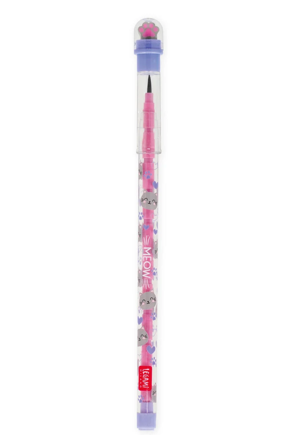 Matita Impilabile con Gomma - Take a Tip - Kitty