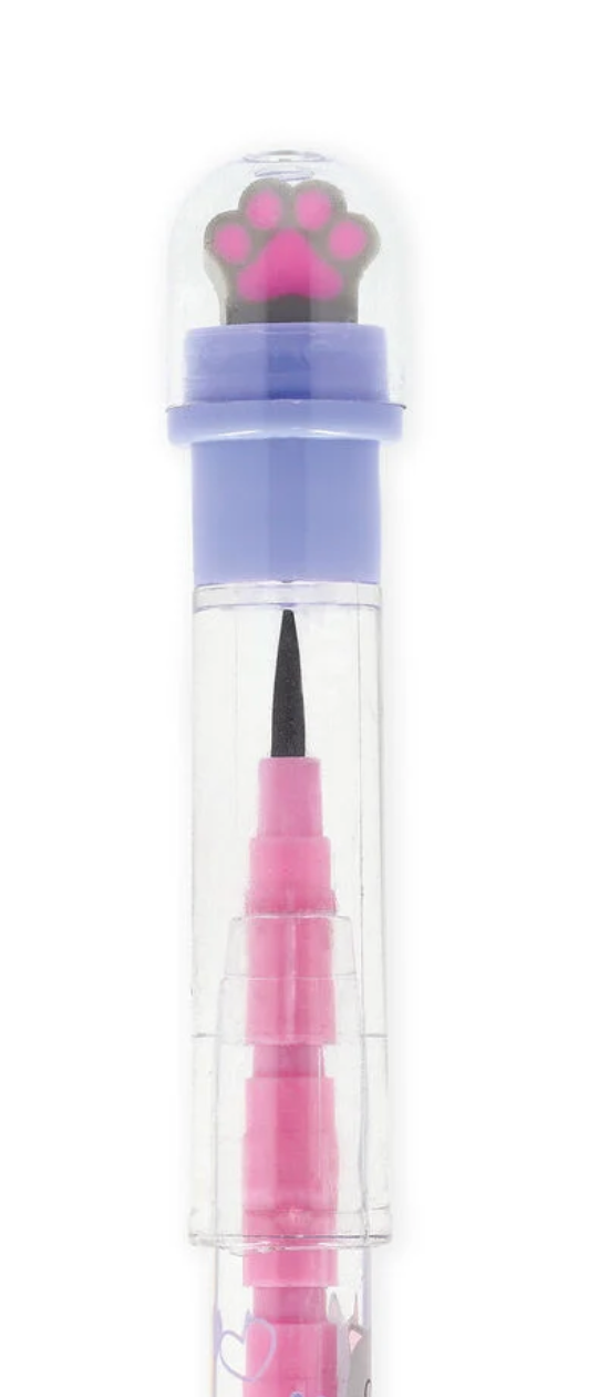 Matita Impilabile con Gomma - Take a Tip - Kitty