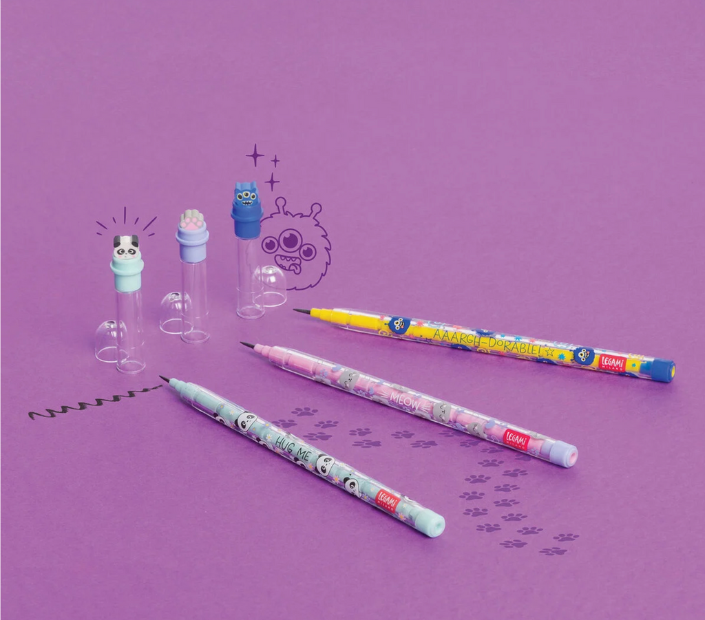 Matita Impilabile con Gomma - Take a Tip - Kitty