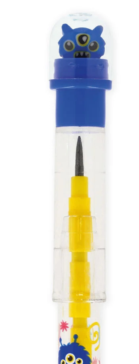 Matita Impilabile con Gomma - Take a Tip - Monster legami