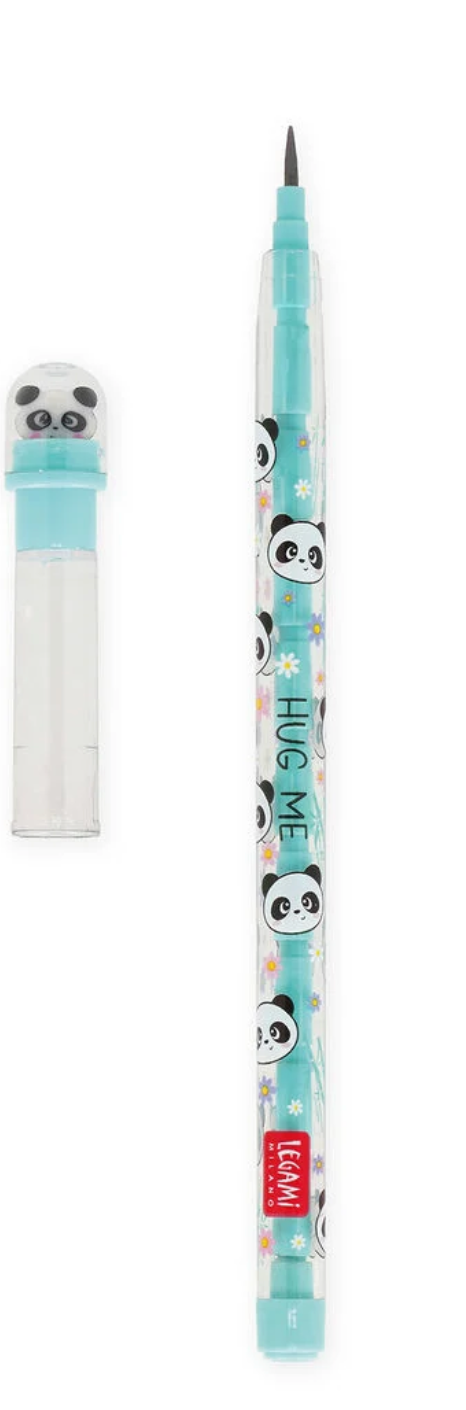 Matita Impilabile con Gomma - Take a Tip - Panda