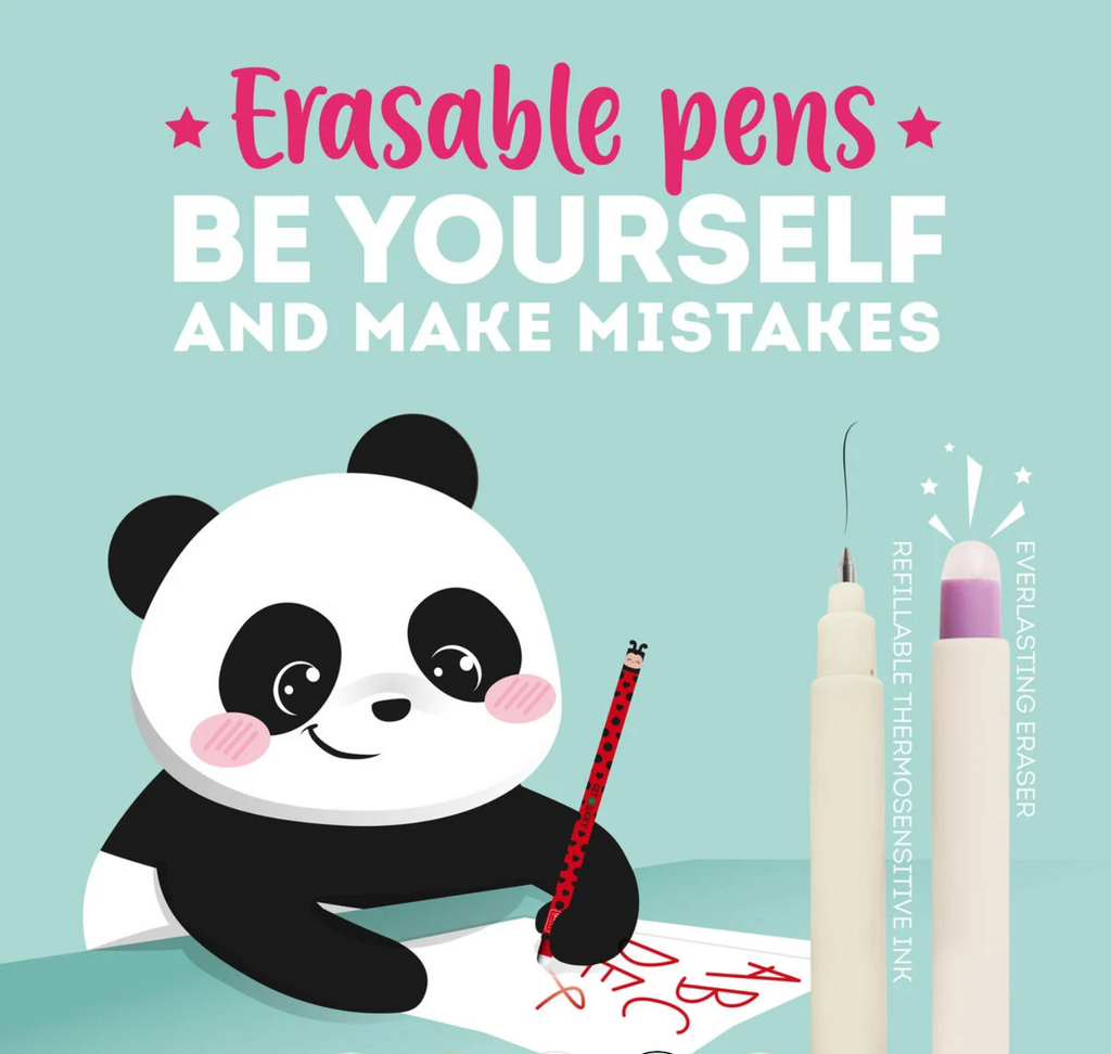 Penna Gel Cancellabile - Erasable Pen - Ladybug