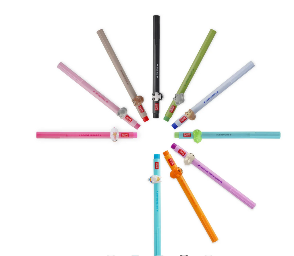 Penna Gel con Llama decorativo della famiglia Lovely Friends legami