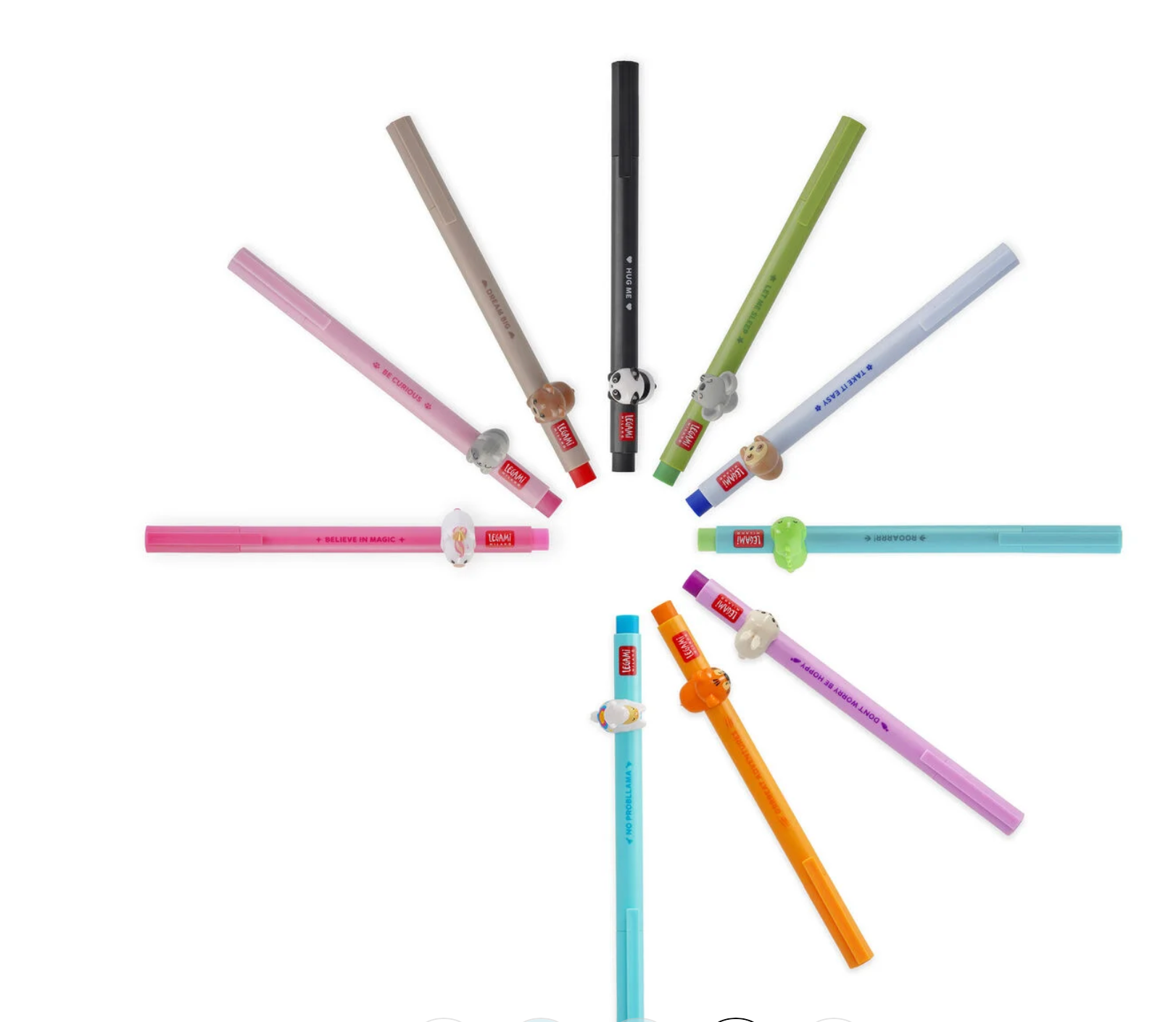 Penna Gel con Llama decorativo della famiglia Lovely Friends legami
