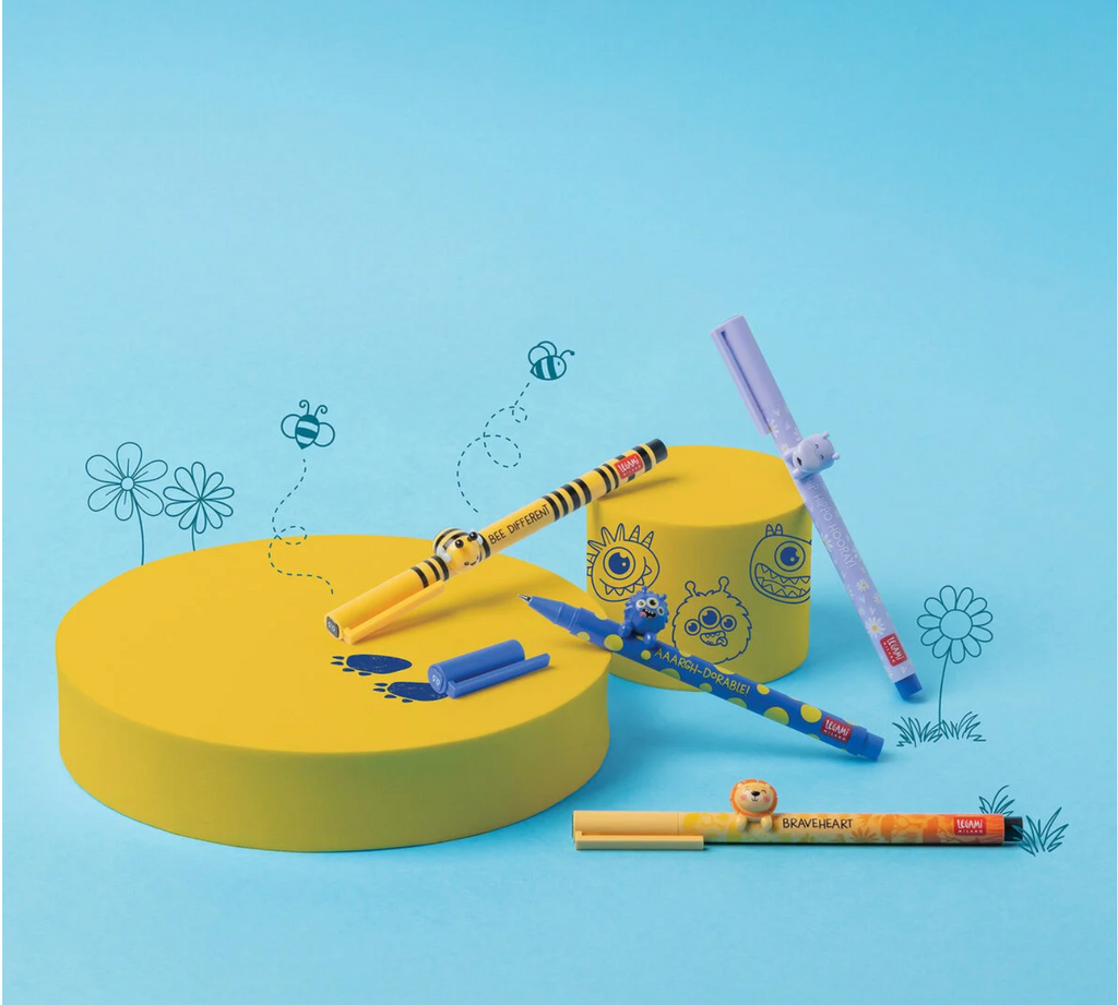 Penna Gel con Bee decorativo della famiglia Lovely Friends