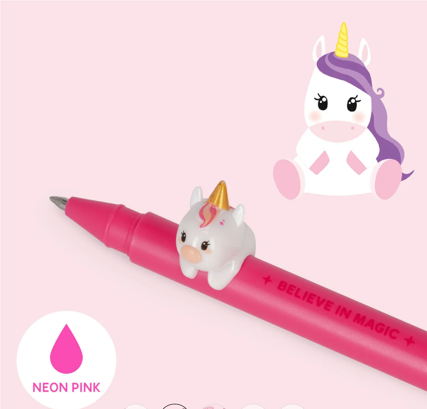 Penna Gel con Unicorn decorativo della famiglia Lovely Friend