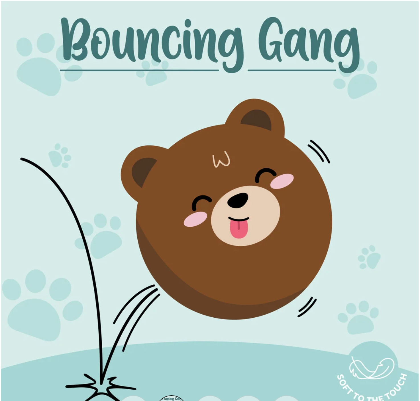 Pallina Rimbalzante - Bouncing Gang - Teddy Bear di Legami