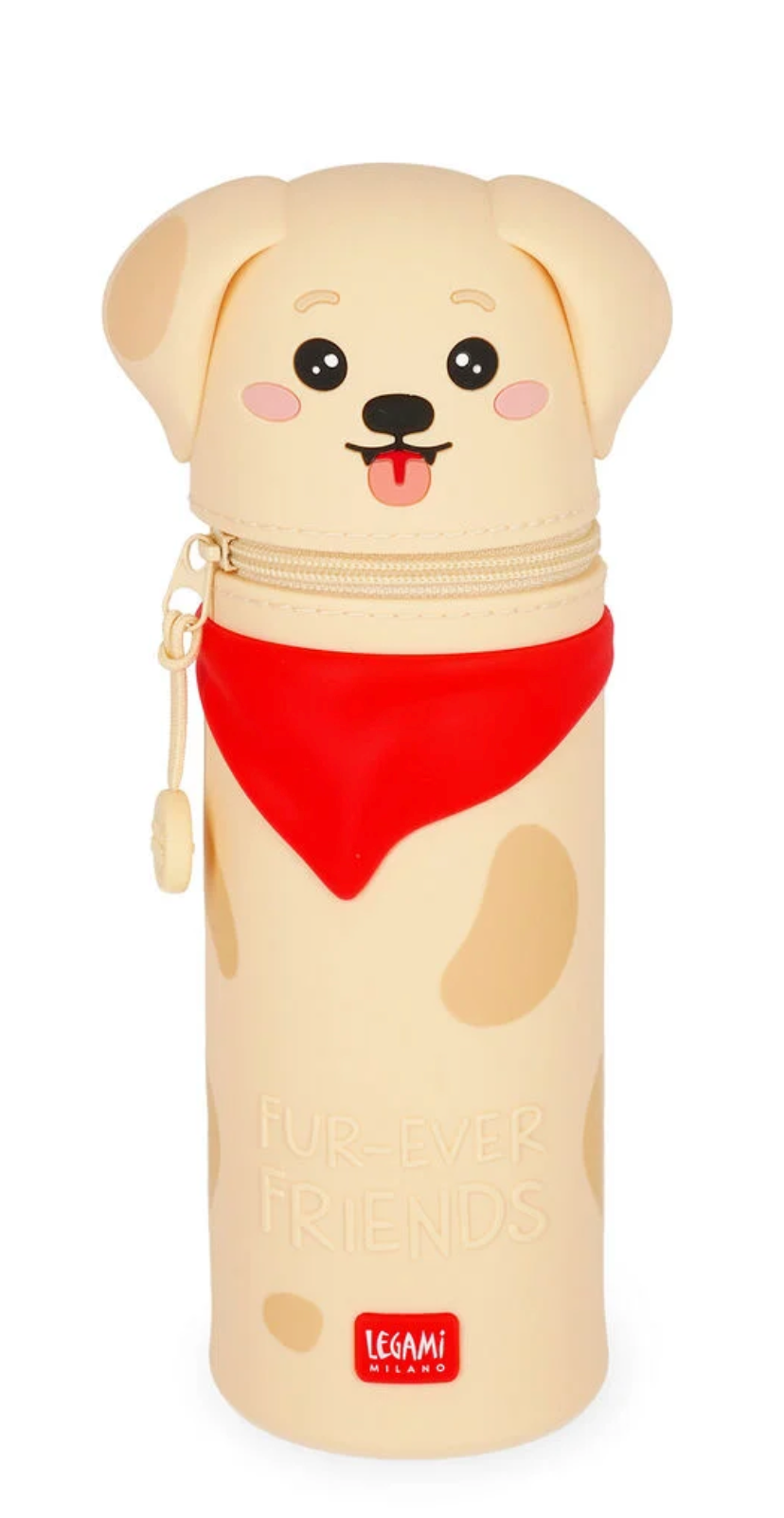 l'Astuccio 2 in 1 in Morbido Silicone - Kawaii - Golden di Legami