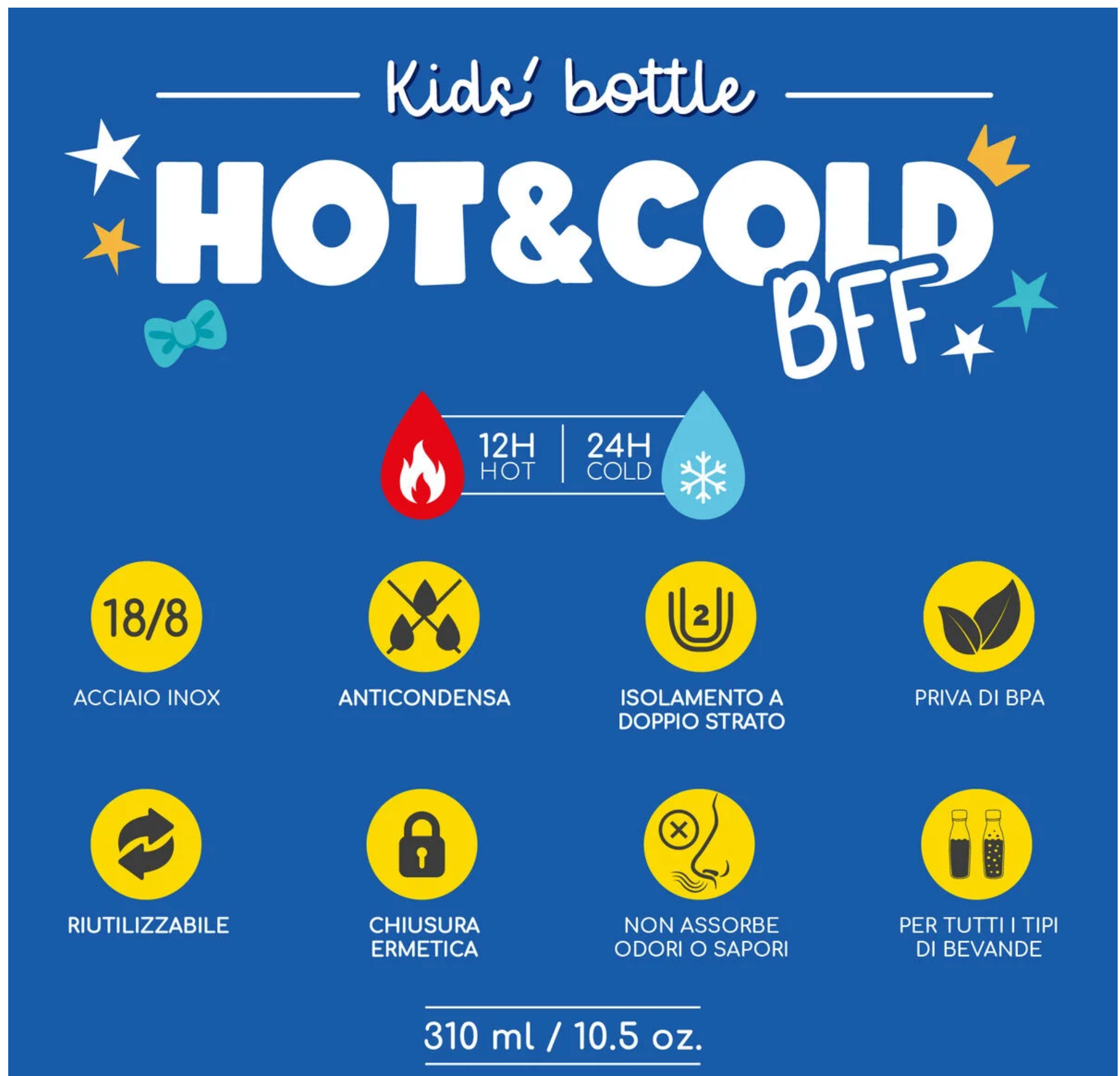Borraccia Termica per Bambini - Hot&amp;Cold BFF - Penguin di Legami